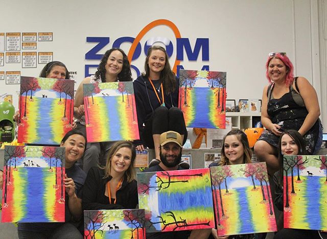 Check out all of our artists from our recent Paint Pawty!! Look at these wonderful masterpieces! Thank you @popupstudiosoc for teaching us t